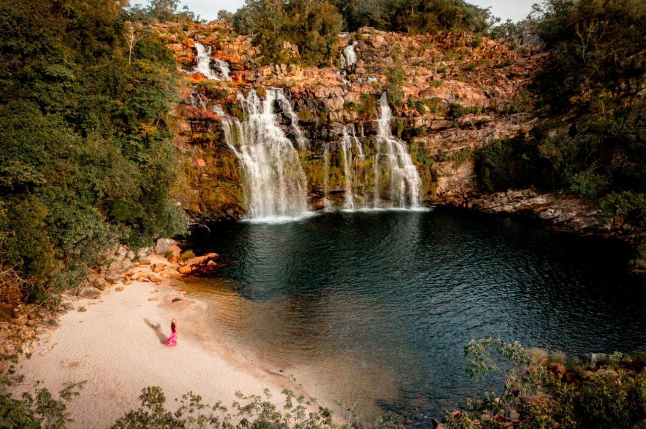 Pousada Cachoeira Poco Encantado Alto Paraíso de Goiás Esterno foto